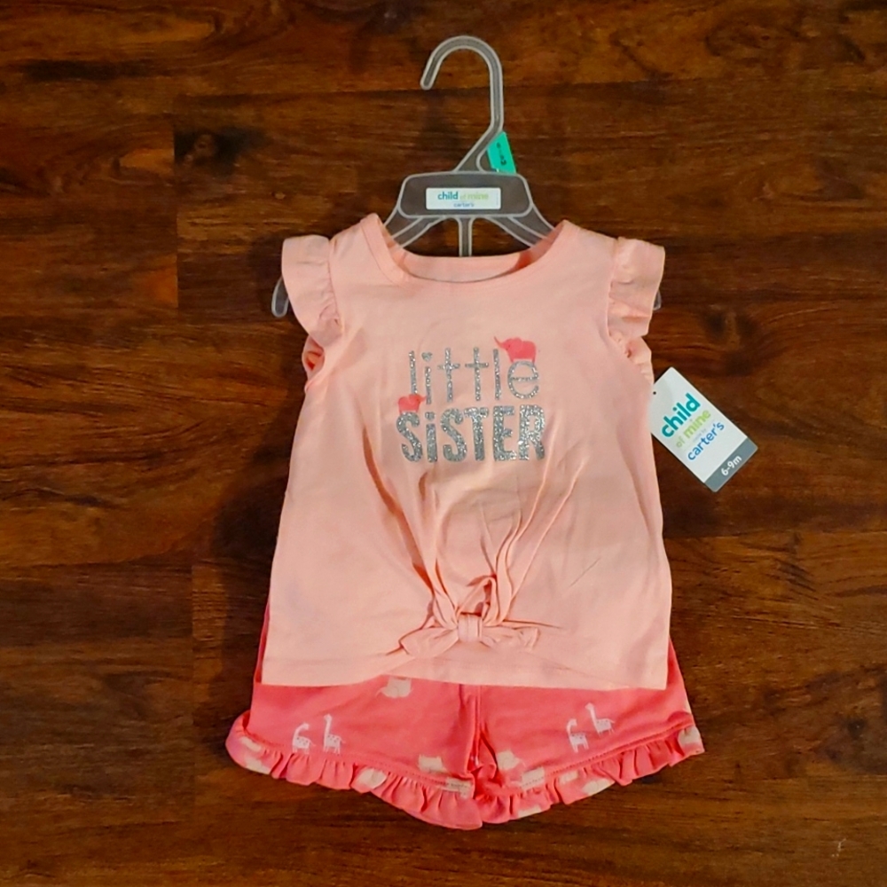 Little Sister Shorts Set 6-9M